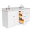 Ensemble de meuble-lavabo double 73 po Partham-67491845