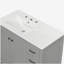 Meuble-lavabo 36 po avec lavabo en céramique, armoire de salle de bain avec 5 tiroirs et 2 portes-1395941593