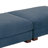 Maelina Upholstered Gray Square Corduroy Ottoman with Solid Wood Legs, Ottoman Modular Part For Sectional Sofa-714554407