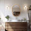 Miroir décoratif ondulé