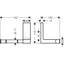 AXOR Universal Rectangular Toilet Paper Holder