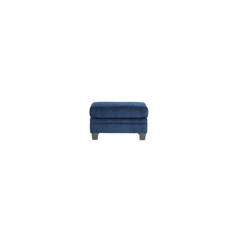 Hughes Furniture 22720 Ottoman, Lush Navy