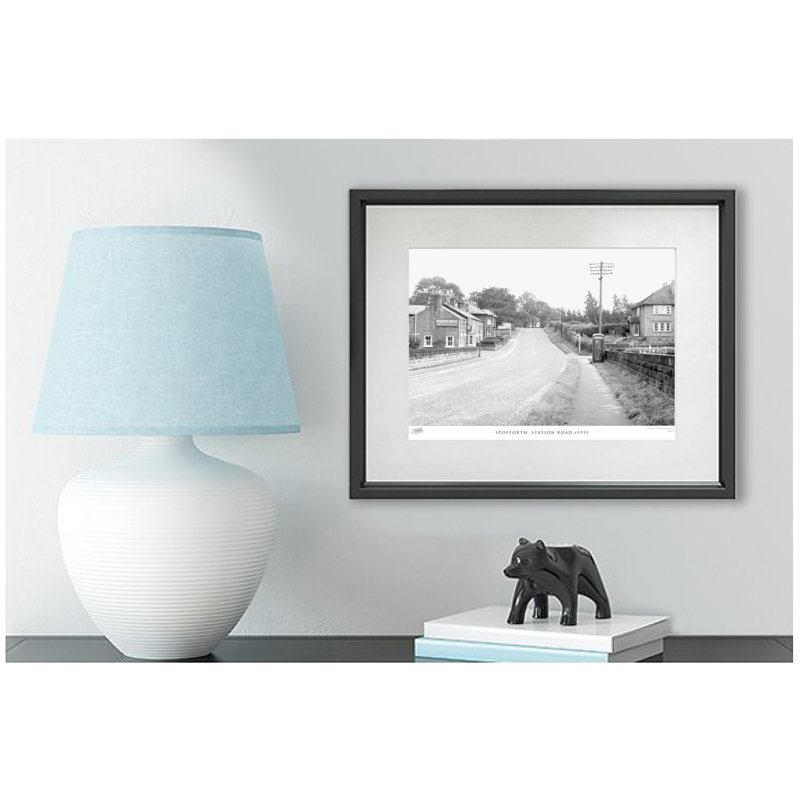 Spofforth, Station Road C1955 by Francis Frith - Single Picture Frame Print, 60cm H x 80cm W x 2.3cm D