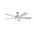 Brushed Nickel with Silver Blades