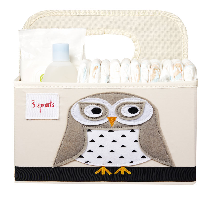 Boîte pour engin en tissu hibou