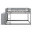Lit superposé double au-dessus de double avec 4 tiroirs, 3 tablettes, structure de lit superposé en bois avec garde-corps, échelle-1672137078
