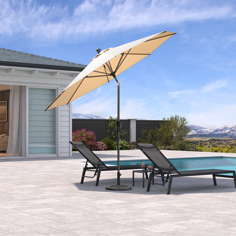 304cm Market Parasol, Beige