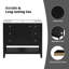 Base de meuble-lavabo moderne 36 po - 1 armoire et 3 tiroirs