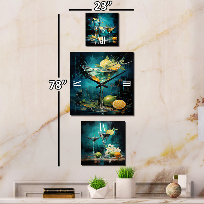 Grande horloge verticale Helbonna