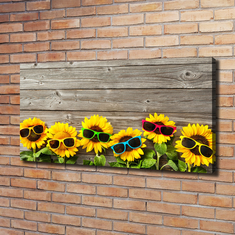 Sunflowers - Wrapped Canvas Print