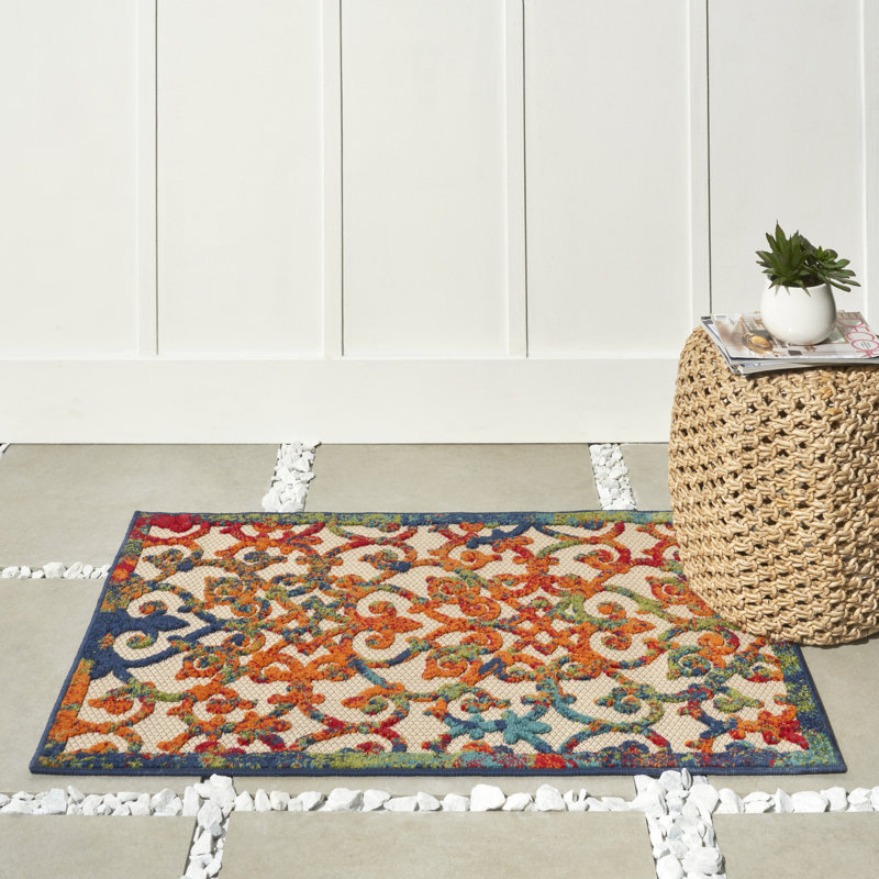 Tapis intérieur / extérieur Eaglin, Rectangle 2 pi x 3 pi