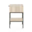 Table de chevet Trey - peuplier colombe