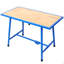 Banc de travail pliable, banc pour outils d'atelier, table d'assemblage de table de montage, capacité de charge de 660 lb, pour atelier, garage, bleu