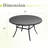Round Outdoor Dining Table-1732341853