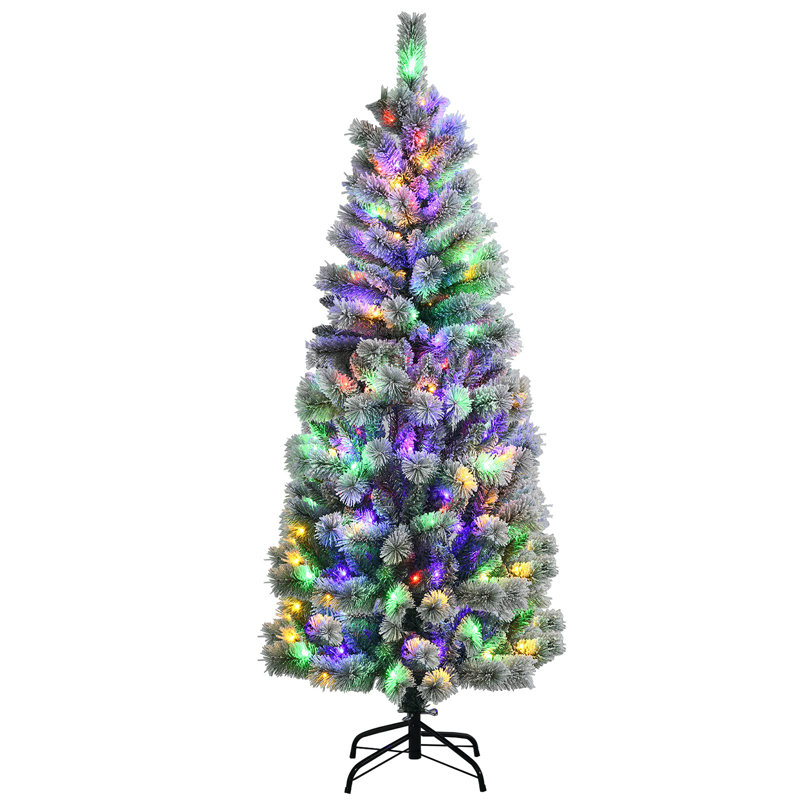 Aneekah 6.07' H Lighted Artificial Christmas Tree