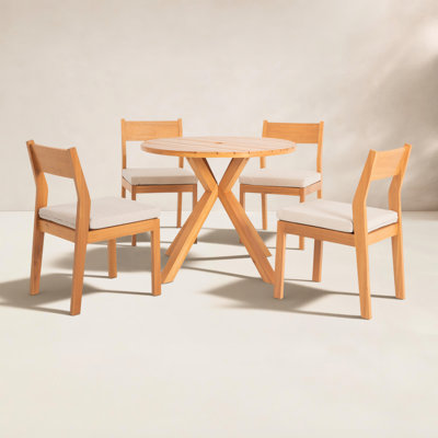 Rachel Eucalyptus Patio Dining Set