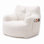 Aeri Compression Medium Adult Soft Bean Bag Chair With Foam Filled