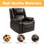 Fauteuil inclinable manuel en similicuir respirant Tachara-109185401