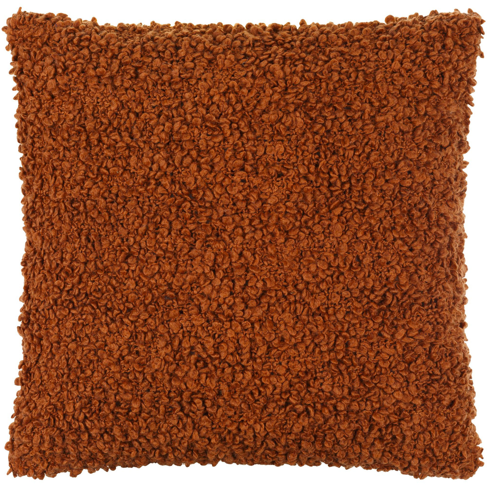 Anella Throw Square, 20"H x 20"W, Down, Rust