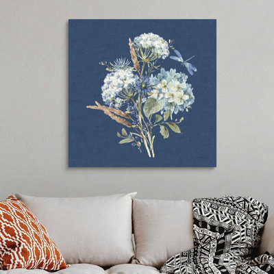 «Bohemian Blue 06 on Blue» par Lisa Audit - reproduction d'art