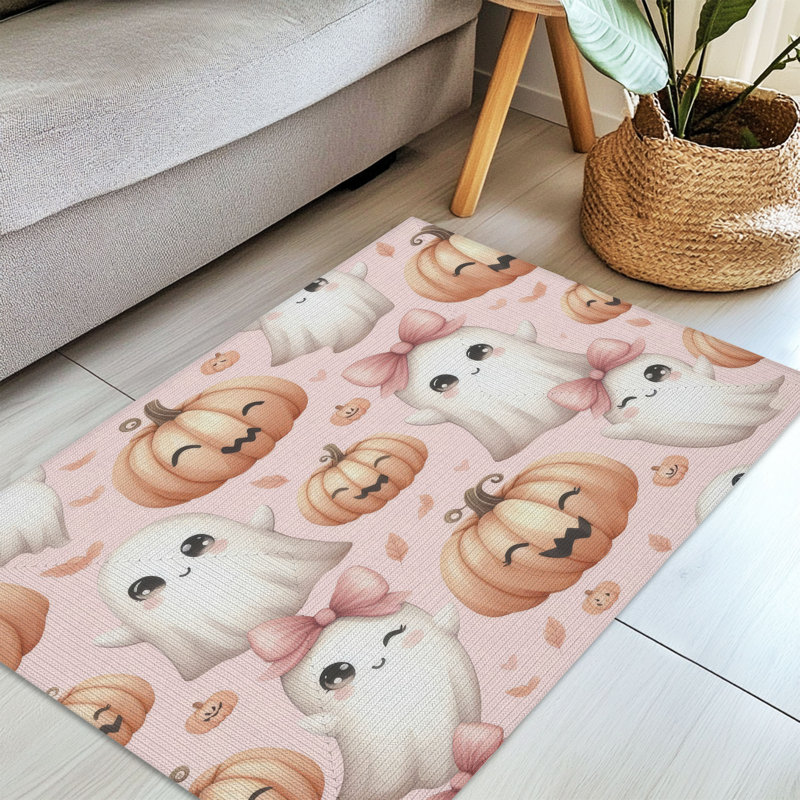 Tapis Haunted Pumpkin Pals, Rectangulaire 3 pi x 5 pi