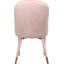 Chaise d'appoint rembourrée en velours Belle-319726424