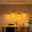 Osterhoudt 4 - Light Crystal/Kitchen Island/Cluster Modern Linear LED Pendant