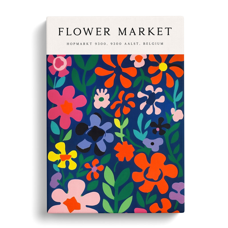 Belgium Flower Market Exhibition No.5 - Wrapped Canvas, 60cm H x 40cm W x 3cm D