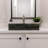 Novatto 18'' Black Stone Square Bathroom Sink