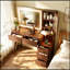 Bureau de maquillage avec miroir lumineux et 5 tiroirs-133292919