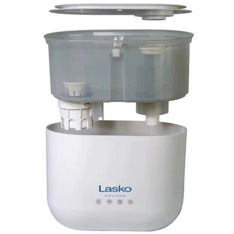Lasko 0.92 Gallon, 18-Hour Cool Mist Ultrasonic Humidifier with Timer, 370 Sq. ft., UH250