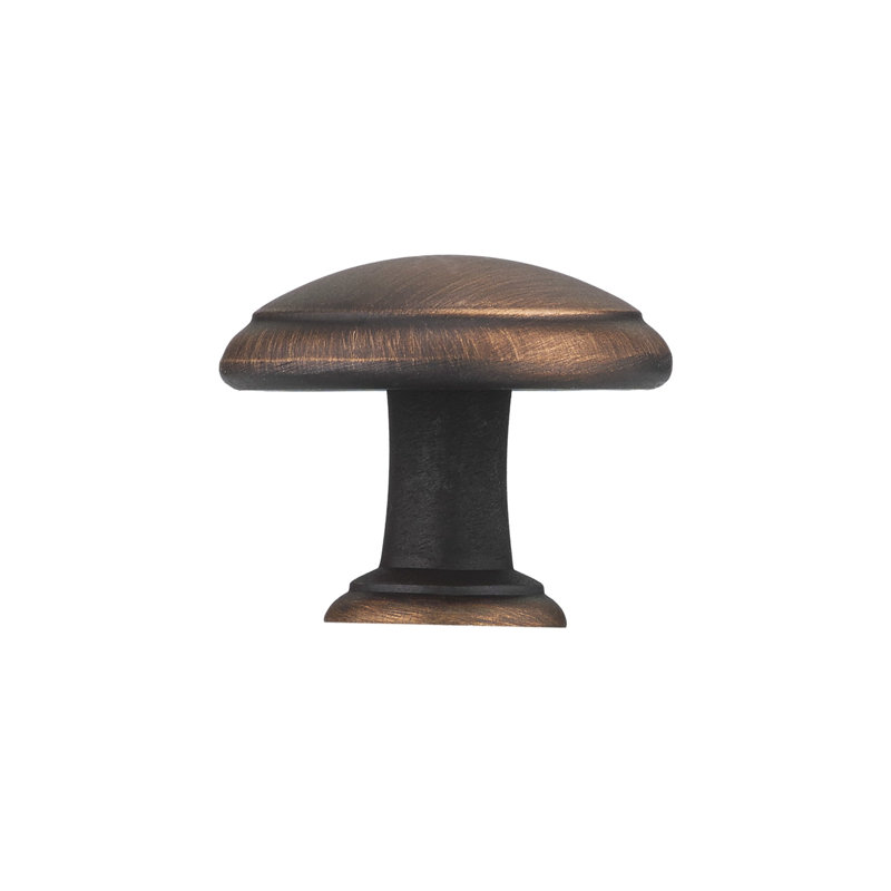 Expression 1 5/16" Diameter Round Knob, Brushed Oil-Rubbed Bronze