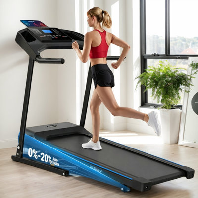Walking Pad Treadmill With 20% Auto Incline