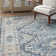 Tapis oriental gris / denim Gelo