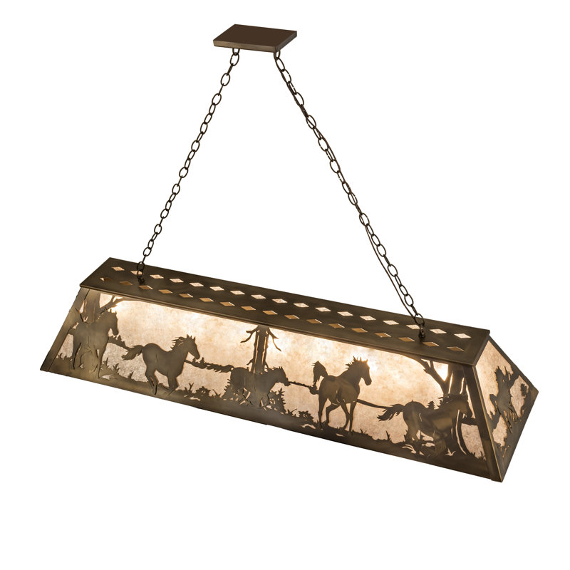 Rustic Lodge 9 - Light Pendant, Antique Copper