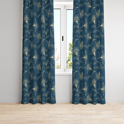 Semi Sheer Curtain Pair