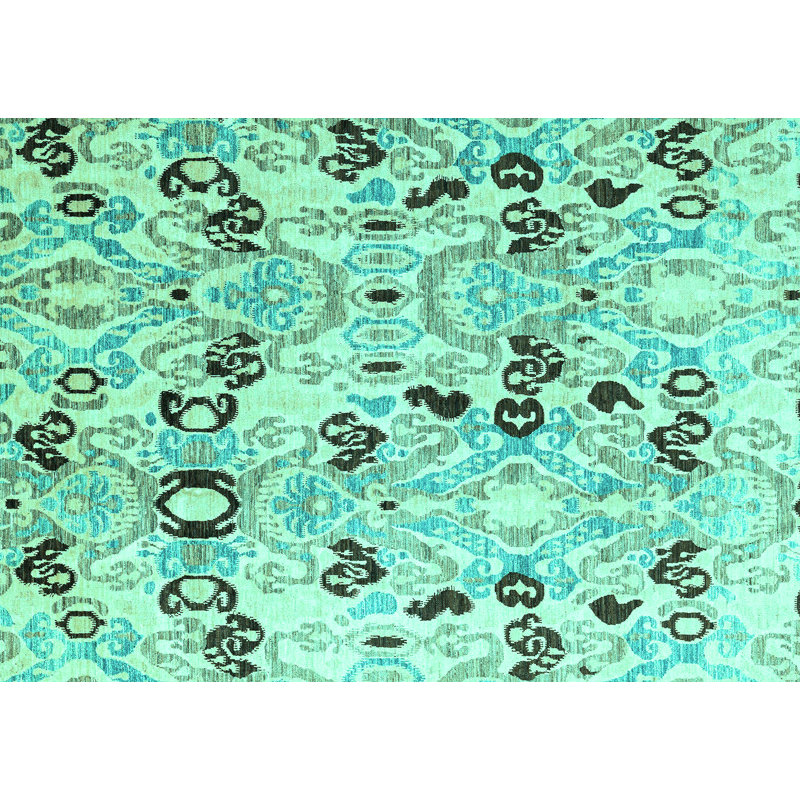 Carmeletta Washable Oriental Indoor Rug, Rectangle 2' x 4'
