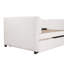 Lit de jour simple confortable beige avec espace ergonomique moderne et gigogne-1642814659