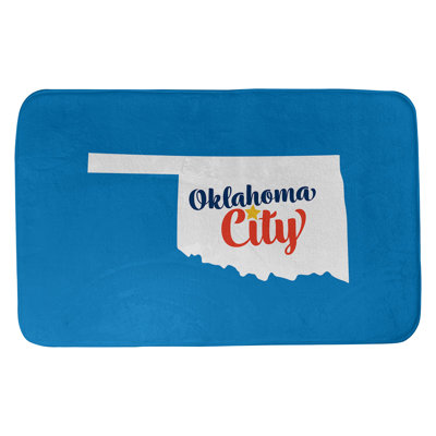Tapis pour salle de bain oklahoma sports colors