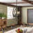 4 - Light Globe Chandeliers
