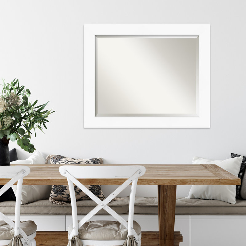 Miroir d'appoint mural Saniveieri, 27,5 po x 33,5 po