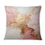 Coussin décoratif or et rose avec peinture abstraite-131425207