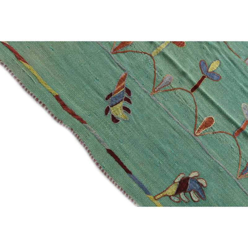 Tapis carré vert 6 pi 6 po