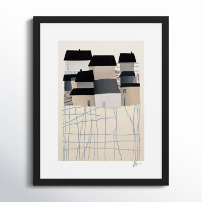 Village Print by Lee Lessem
