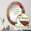 Plesac - Miroir mural moderne ovale-718898326