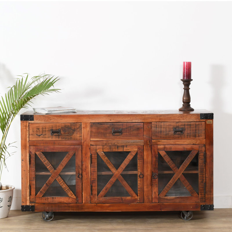 150cm Solid Wood Sideboard