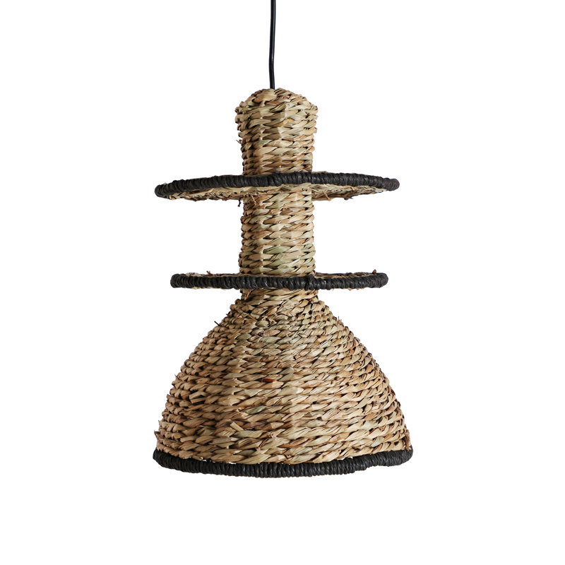Rutgers 1 - Light Black Unique/Statement Pendant
