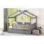 Lit en bois avec couchette-545354609