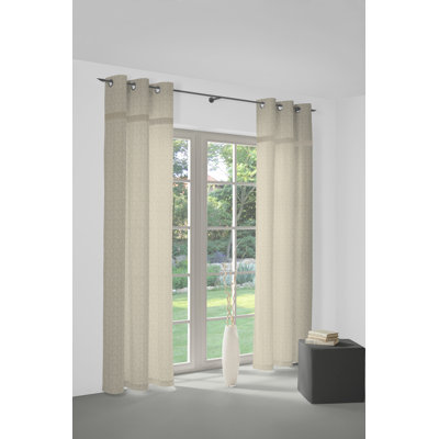 Wiessee Cotton Blend Room Darkening Curtain