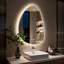 Miroir de salle de bain sans cadre-445485310